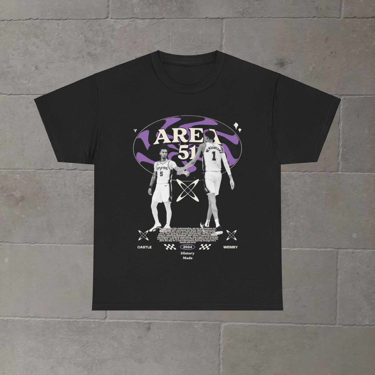 Tshirt - Wemby x Castle "Area 51"